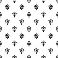 Christmas star pattern, simple style vector