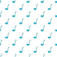 Ladle pattern, cartoon style vector