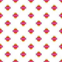 Commercial label pattern, cartoon style vector