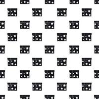 Sword box illusion pattern, simple style vector