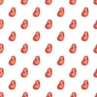 Embryo in stomach pattern, cartoon style vector