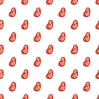 Embryo in stomach pattern, cartoon style vector