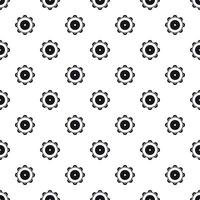 Tambourine pattern, simple style vector