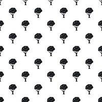 Tree pattern, simple style vector