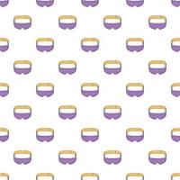 Sleep mask pattern, cartoon style vector