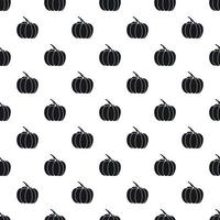 Pumpkin pattern, simple style vector