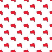 Ribbon quality pattern, cartoon style vector