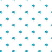 Eye with a magnifying glass pattern, cartoon style vector