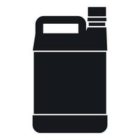 Jerrycan icon, simple style vector