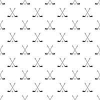 Crossed golf clubs pattern, simple style vector