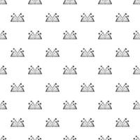 Magic book pattern, simple style vector