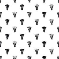 Shuttlecock pattern, simple style vector