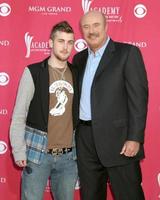 Phil McGraw and son Jay MGM Garden Arena Las Vegas, NV May 23, 2006 photo