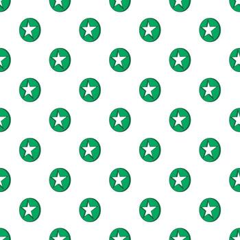 Star in circle pattern, cartoon style vector