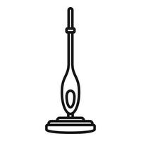 Stick steam cleaner icon, outline style vector