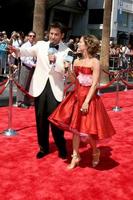 Ricky Paull Goldin and Rebecca Budig arriving at the Daytime Emmys 2008 While working for Soapnet at the Kodak Theater in Hollywood, CA on June 20, 2008 photo