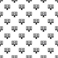 pantalla de computadora con patrón de aplicación de traductor vector