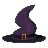 Magic hat icon, cartoon style vector