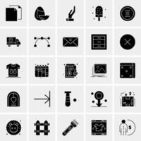 25 Universal Business Icons Vector Creative Icon Illustration to use in web and Mobile Related project