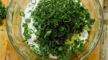 Macro filming of Worcestershire sauce. The chef pours the sauce into a spoon video