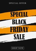 Big Black Friday sale banner, poster, special offer coupons, discount flyers, and rebate brochures suitable for social media posts, web pages, and mobile phones. Vector illustration in flat style.