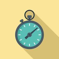 Running stopwatch icon, flat style vector