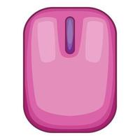 Computer mouse icon, cartoon style vector