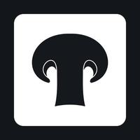 Champignon icon, simple style vector
