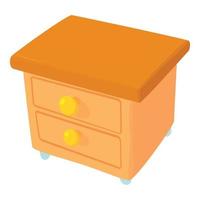 Commode icon, cartoon style vector
