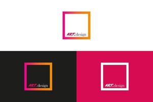 art design logo template vector