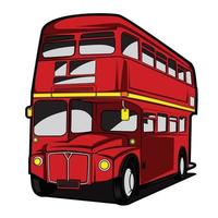 England Bus Illustration vector