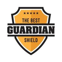 Guard Shield vector illustration emblem design, good for security system service logo