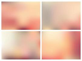 Collection of Vector abstract smooth blur backgrounds. Backdrops set for your design,   wallpaper. Template with color transition, gradient