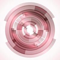 Geometric frame from circles, vector abstract background, wallpaper