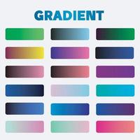 Gradient cover set, colorful gradients, blurred colors vector