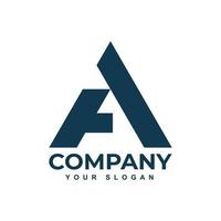 Logos with the letter a, collection vector