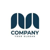 Branding identity corporate vector logo m design.