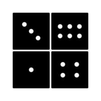 Domino Game Vector Icon