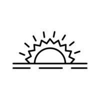 Sunshine Vector Icon