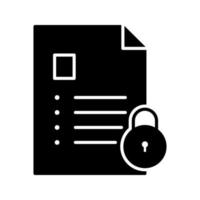 Unique Confidentiality Vector Icon