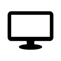 monitor de icono de vector