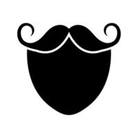 Beard and Moustache Vector Icon