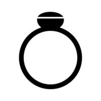 icono de vector de anillo