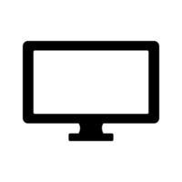 monitor de icono de vector