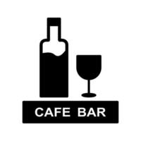 Unique Drinks Cafe Vector Icon