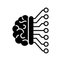 Machine Learning Vector Icon