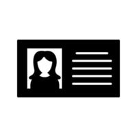 Female Profile Vector Icon