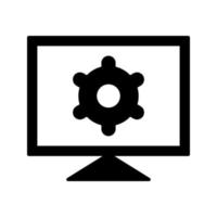 Computer Settings Vector Icon