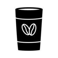 icono de vector de taza de café