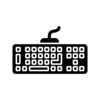 icono de vector de teclado